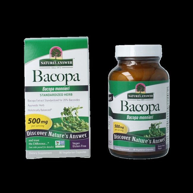 Natures Answer Bacopa 500mg 90 Capsules