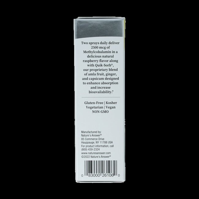 Natures Answer Methyl B12 spray 30 Milliliter