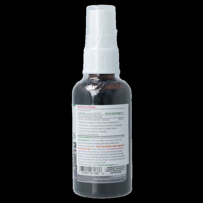 Natures Answer Sambucus spray de sureau 60 millilitres