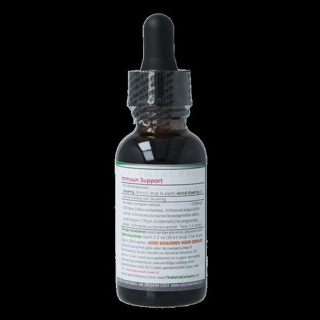 Natures Answer Immuun support extract 1:1 alcoholvrij 30 Milliliter