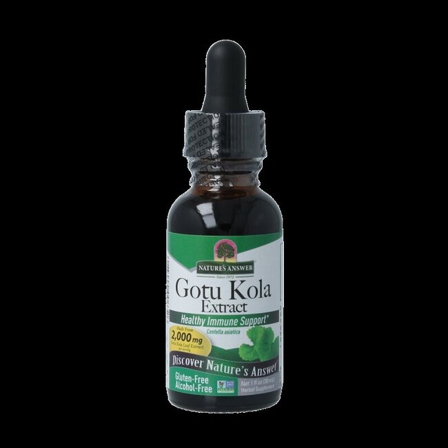 Natures Answer Gotu kola extract alcoholvrij 30 Milliliter