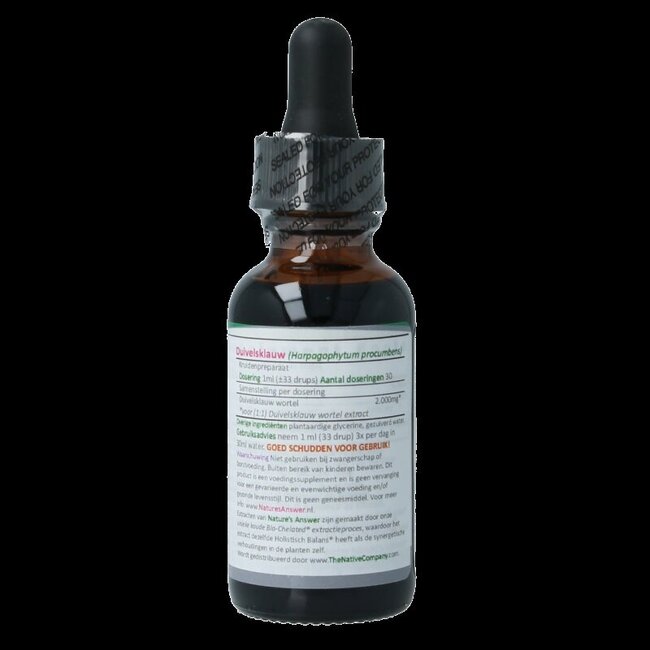 Natures Answer Devils claw extract 1:1 alcoholvrij 30 Milliliter