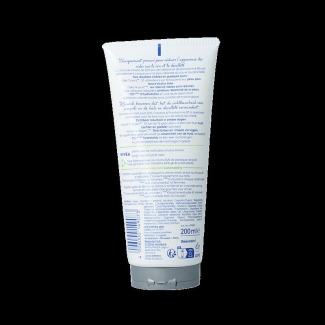 Nivea Q10 Hals & decollete creme 200 Milliliter