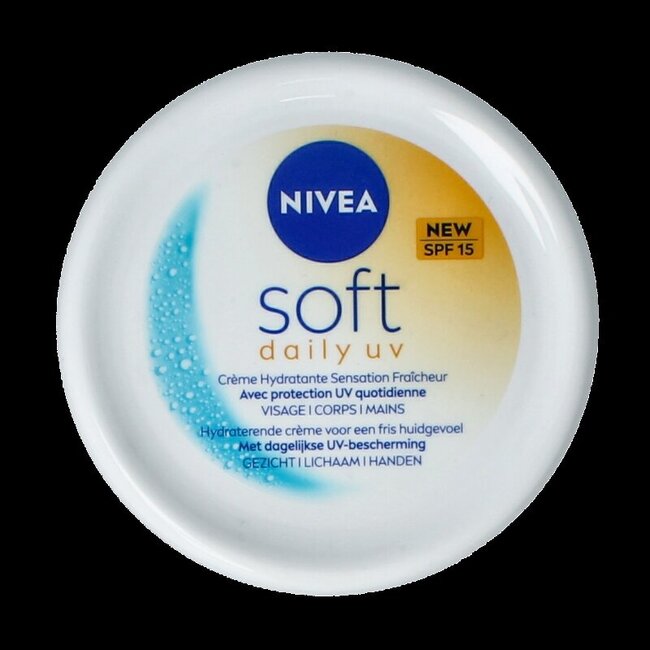 Nivea Bodycreme soft daily UV SPF15 200 Milliliter