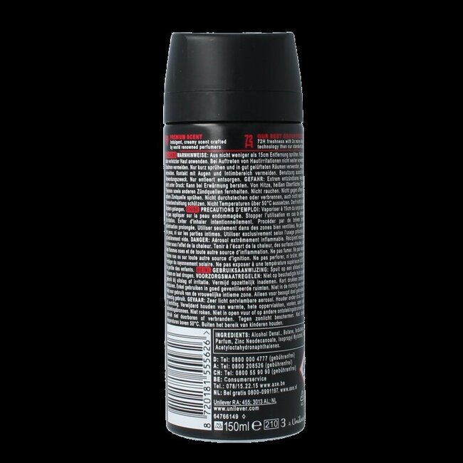 AXE Déodorant bodyspray cherry fizz 150 ml