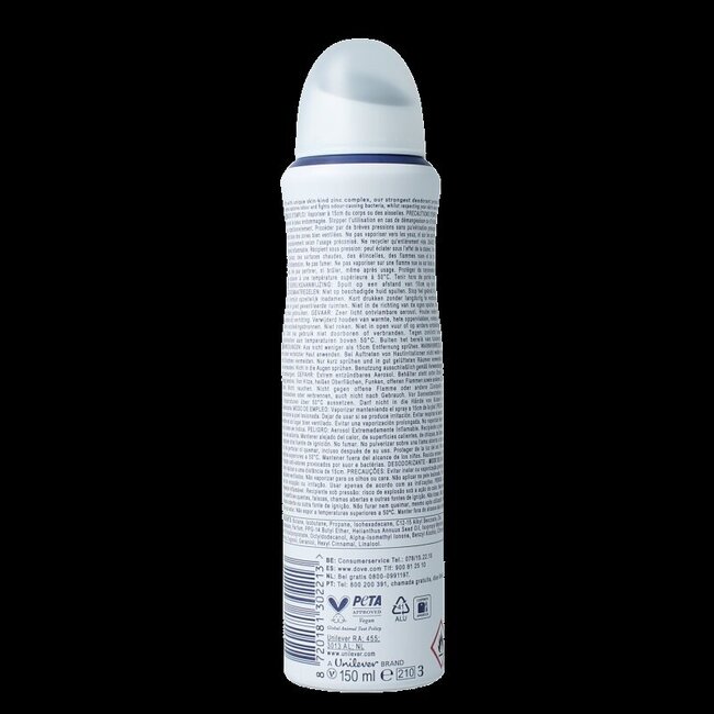 Dove Déodorant spray Original 0 % 150 ml