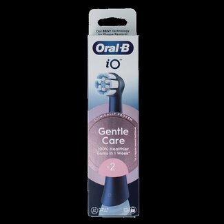 Oral B Oral B Opzetborstel IO gentle care zwart 2 Stuks