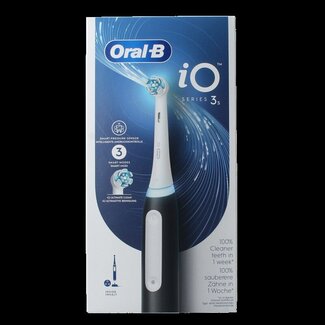 Oral B Oral B IO3S matt black elektrische tandenborstel 1 Stuks