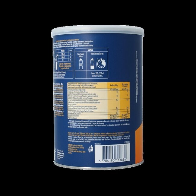 Maxim Sports drinkpowder tins fresh orange 480 Gram