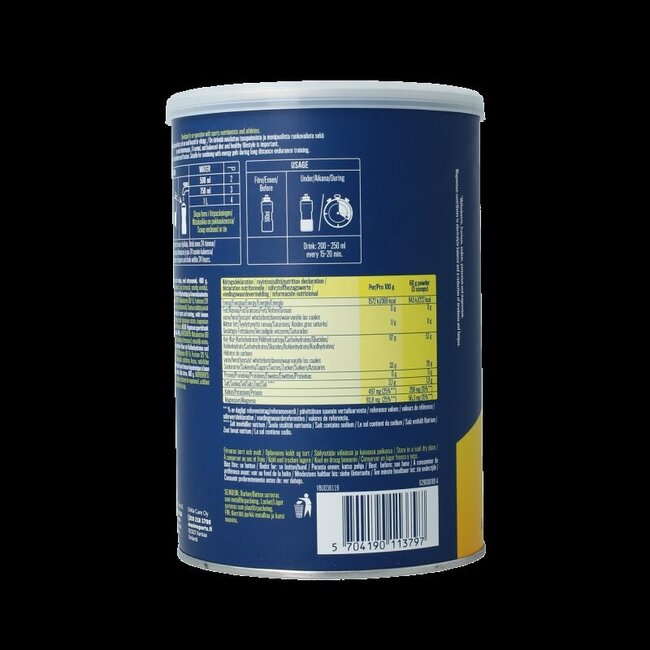 Maxim Sports drinkpowder tins fresh lemon 480 Gram