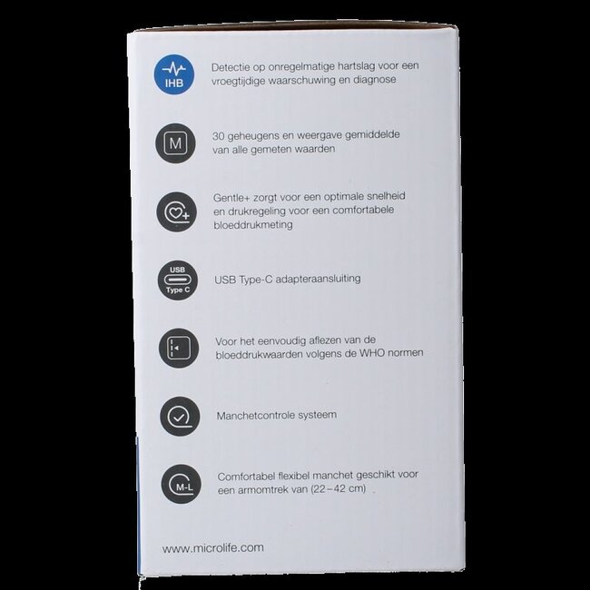 Microlife BPB1 Bloeddrukmeter standaard 1 Stuks