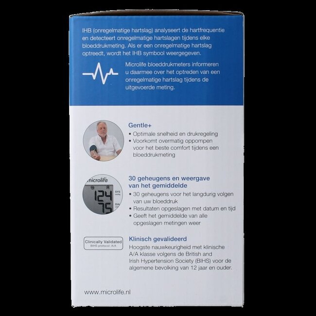 Microlife BPB1 Bloeddrukmeter standaard 1 Stuks
