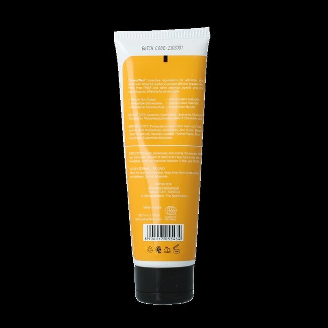 Colourwell Natuurlijke zonnecreme SPF30 100 Milliliter