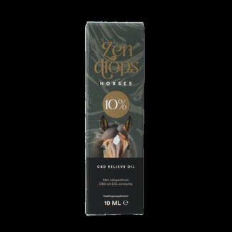 Zendrops CBD relieve oil horses 10% 10 Milliliter