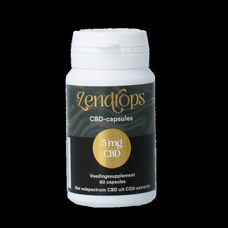 Zendrops Zendrops CBD capsules 5mg 60 Softgels