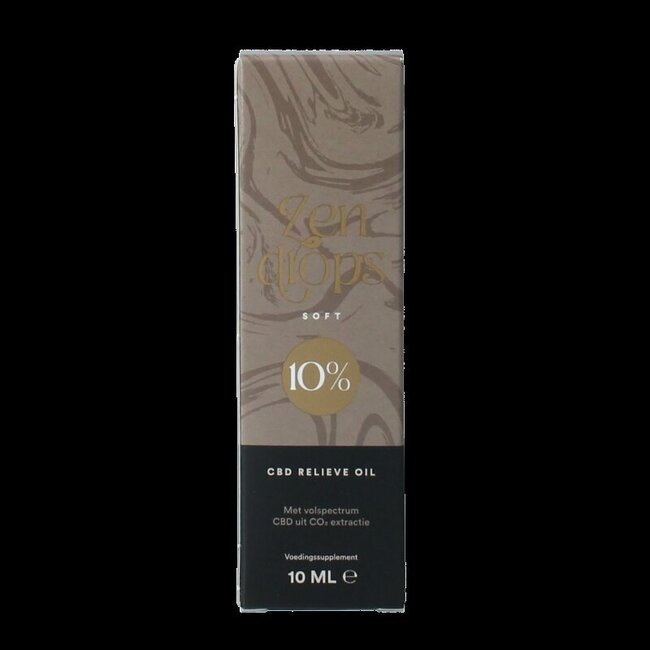 Zendrops CBD relieve oil soft 10% 10 Milliliter