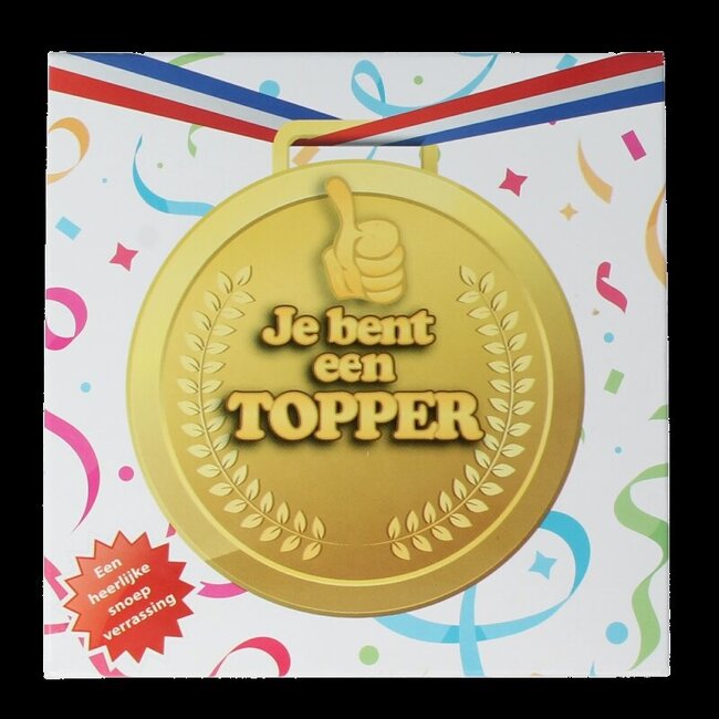 Avondvierdaagse snoep: Je bent een topper! 1 Stuks