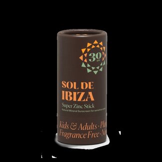Sol De Ibiza Sol De Ibiza Stick solaire au zinc SPF30 45 g