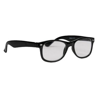 Melleson Eyewear Lunettes de lecture Melleson Eyewear Wayfarer noir brillant +1,00 1 pièce