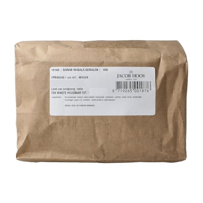 Jacob Hooy Garam masala gemalen 1 Kilogram
