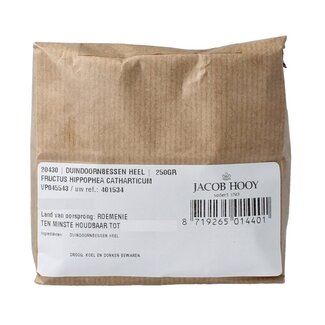 Jacob Hooy Jacob Hooy Baies d'argousier entières 250 g