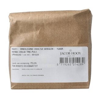 Jacob Hooy Jacob Hooy Driekleurig viooltje gemalen 250 Gram