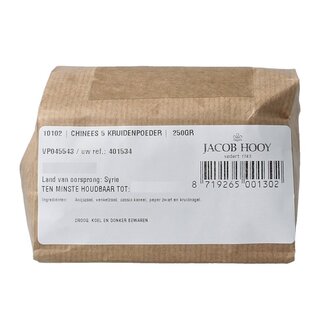 Jacob Hooy Jacob Hooy Chinees 5 kruidenpoeder 250 Gram
