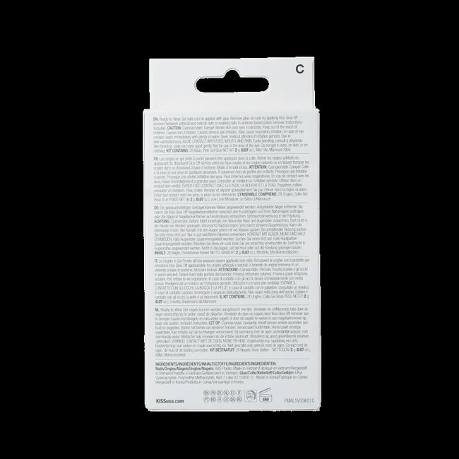 KISS Gel Fantasy Magnetic West Coast - 1 kit