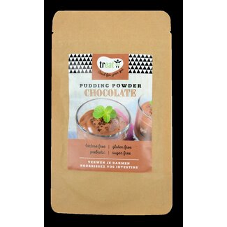 Treat Chocolade pudding poeder glutenvrij 30 Gram