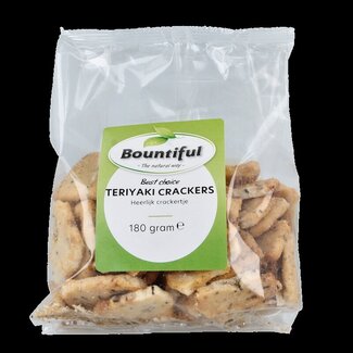 Bountiful Bountiful Teriyaki crackers 180 Gram