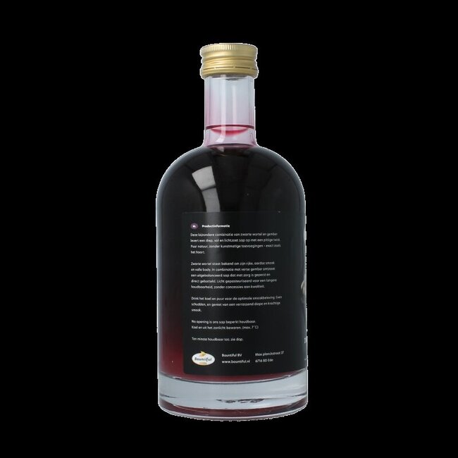 Bountiful Gember sap zwarte wortel bio 500 Milliliter