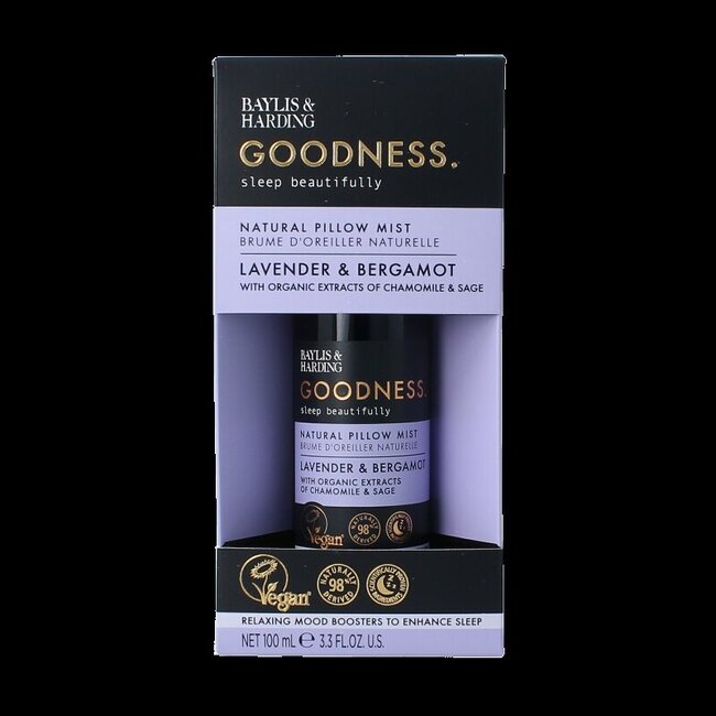 Baylis & Harding Goodness sleep pillow mist lavender & bergamot 100 Milliliter
