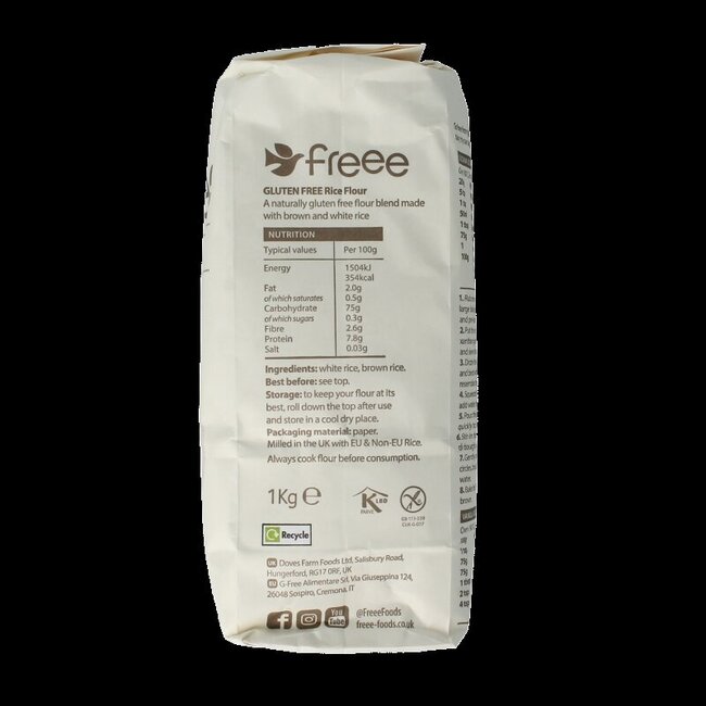 Doves Farm Farine de riz sans gluten 1 kg