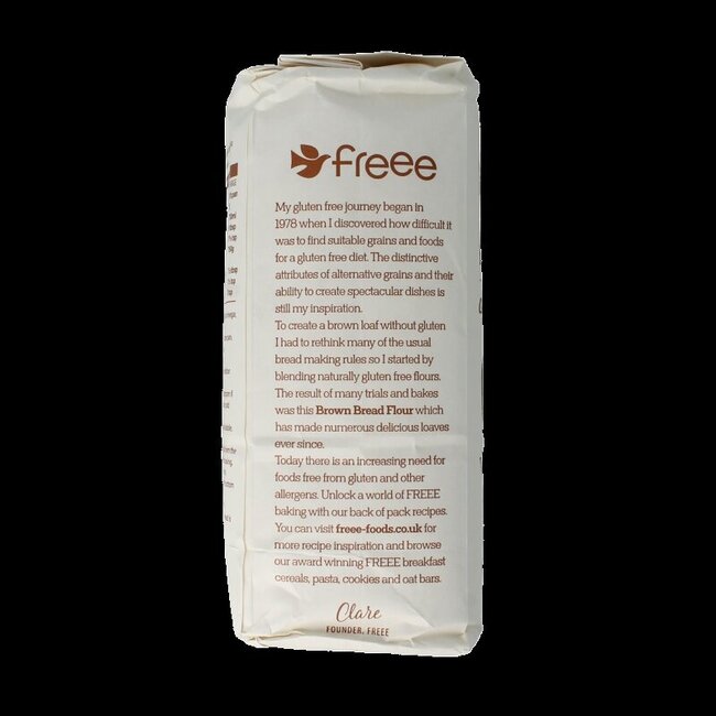 Doves Farm Glutenvrij broodmix bruin bio 1 Kilogram