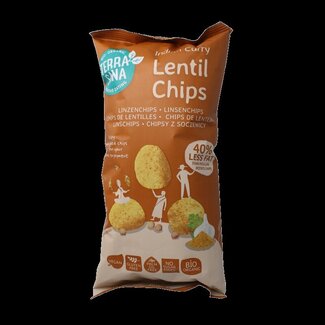 TerraSana TerraSana Linzenchips Indian curry bio 75 Gram