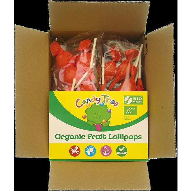 Candy Tree Aardbeiknotsen navul bio 42 Stuks