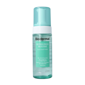 Biodermal Biodermal Reinigingsmousse alle huidtypen 150 Milligram