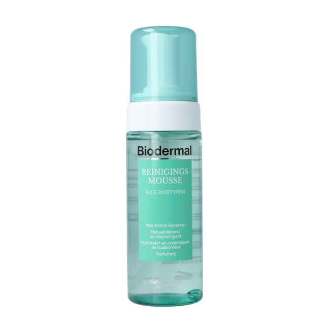 Biodermal Reinigingsmousse alle huidtypen 150 Milligram