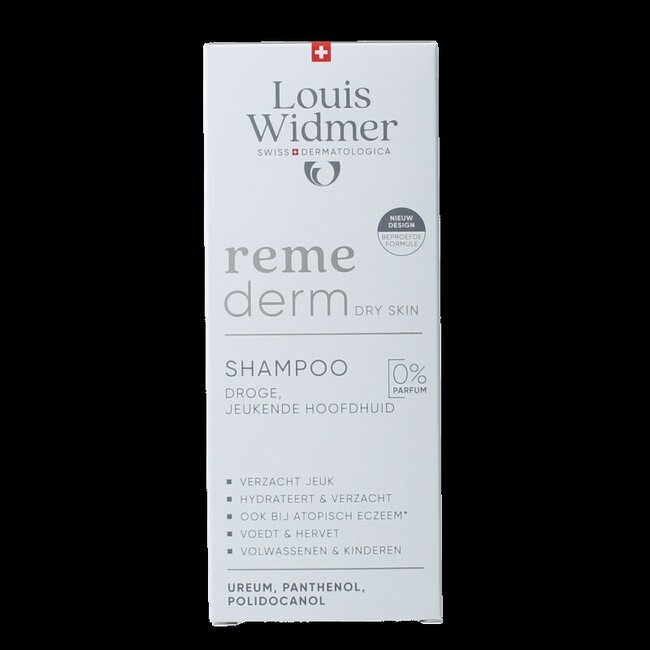 Louis Widmer Remederm shampoo dry skin parfumvrij 150 Milliliter