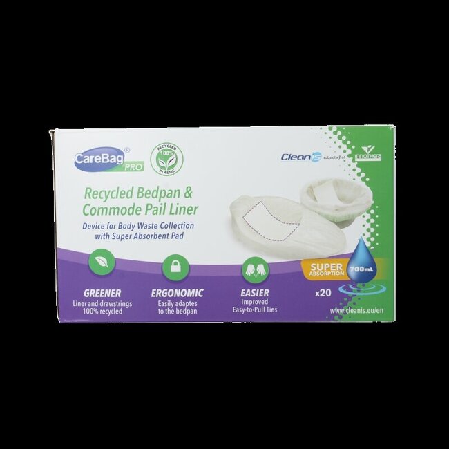 Pro bedpan & commode liners 700ml 20 Stuks