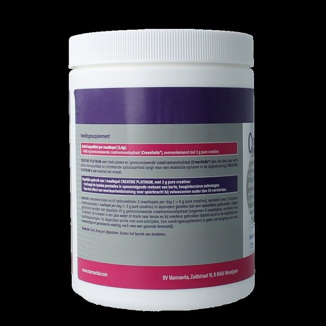 Mannavita Creatine platinum 408 Gram