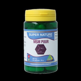 SNP SNP MSM puur 60 Vegetarische capsules