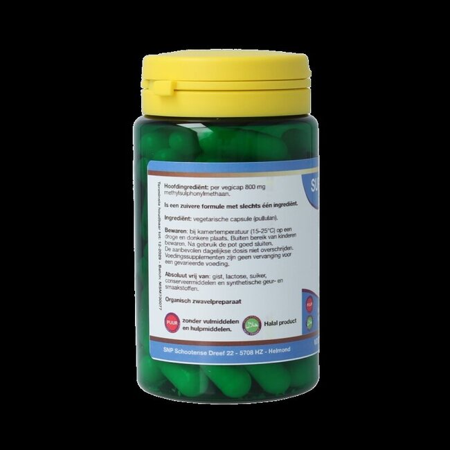 SNP MSM puur 60 Vegetarische capsules