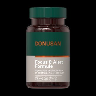 Bonusan Bonusan Focus en alert formule 40 Capsules