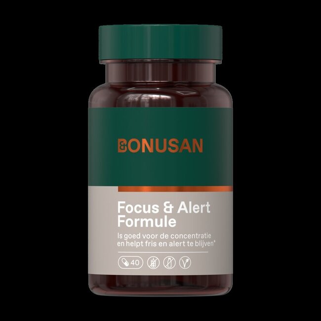 Bonusan Focus en alert formule 40 Capsules