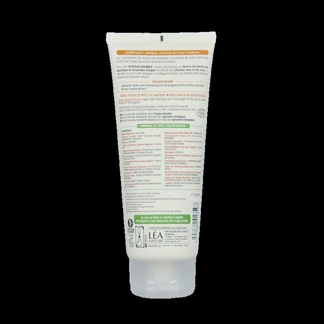 SO'BiO étic Après-shampooing Karité Argan Céramides 200 ml