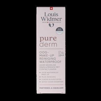 Louis Widmer Louis Widmer Purederm oogmake up reiniging waterproof parfumvri 100 Milliliter
