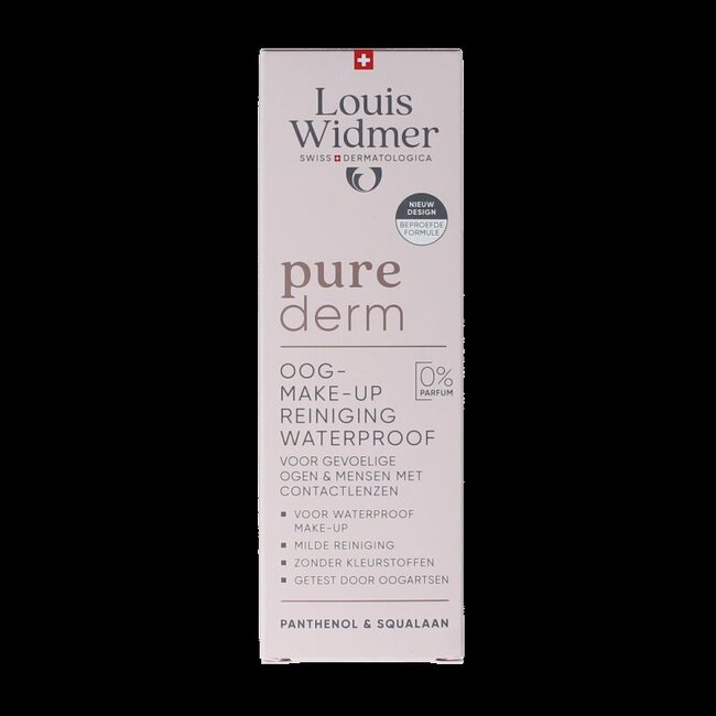Louis Widmer Purederm oogmake up reiniging waterproof parfumvri 100 Milliliter