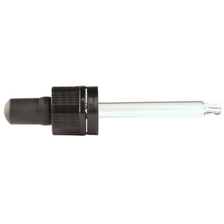 Helios Holland Pipet glas zwart 50ml 10 Stuks