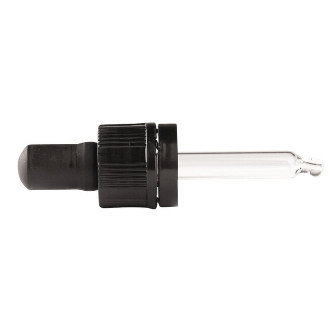 Pipet glas zwart 10ml 10 Stuks